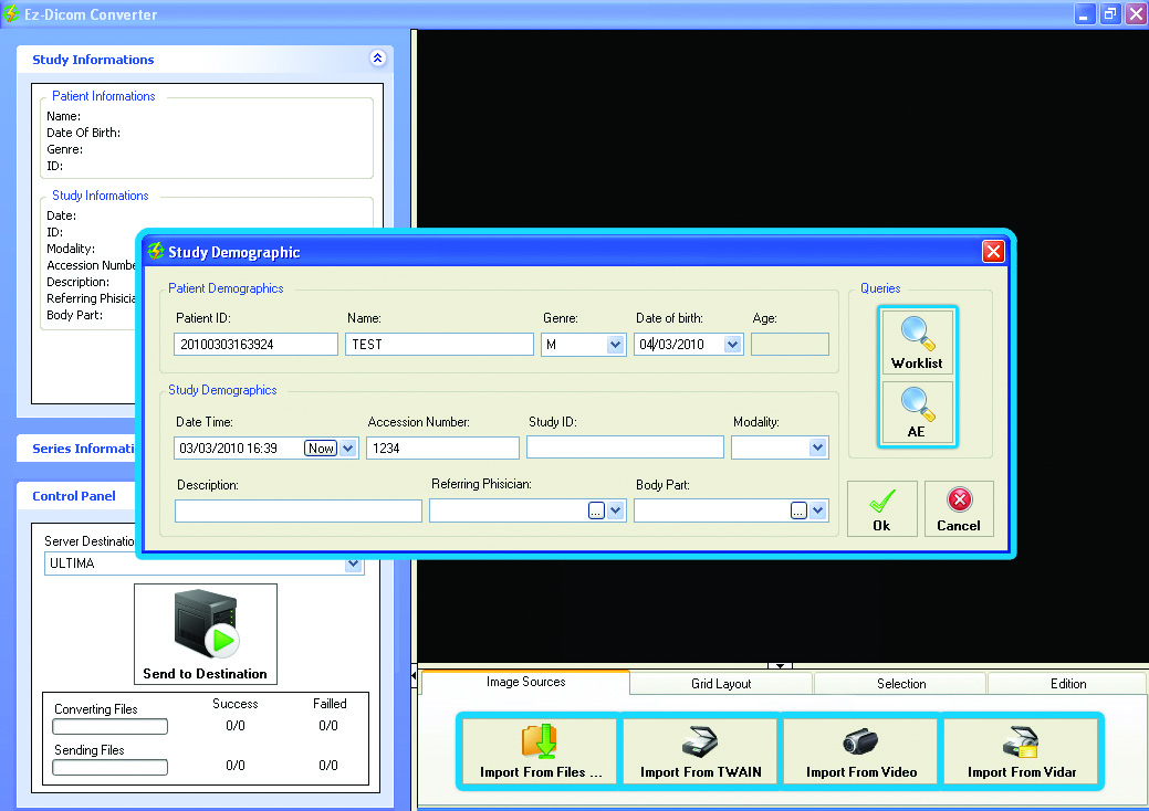 Ultima DICOM Converter