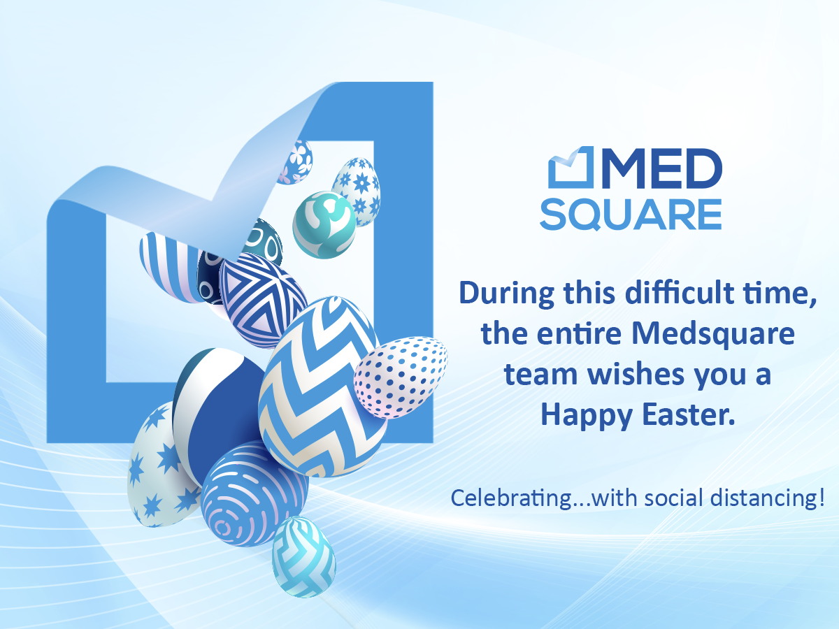 Medsquare team wishes you a Happy Easter - Medsquare